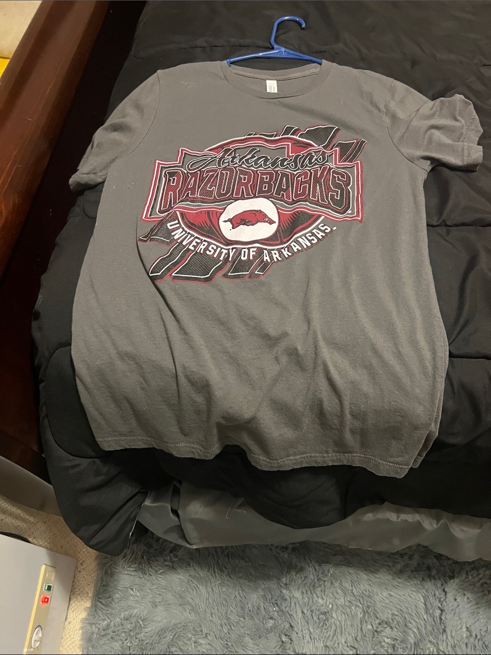 University of Arkansas Razorbacks Gray Graphic Tee